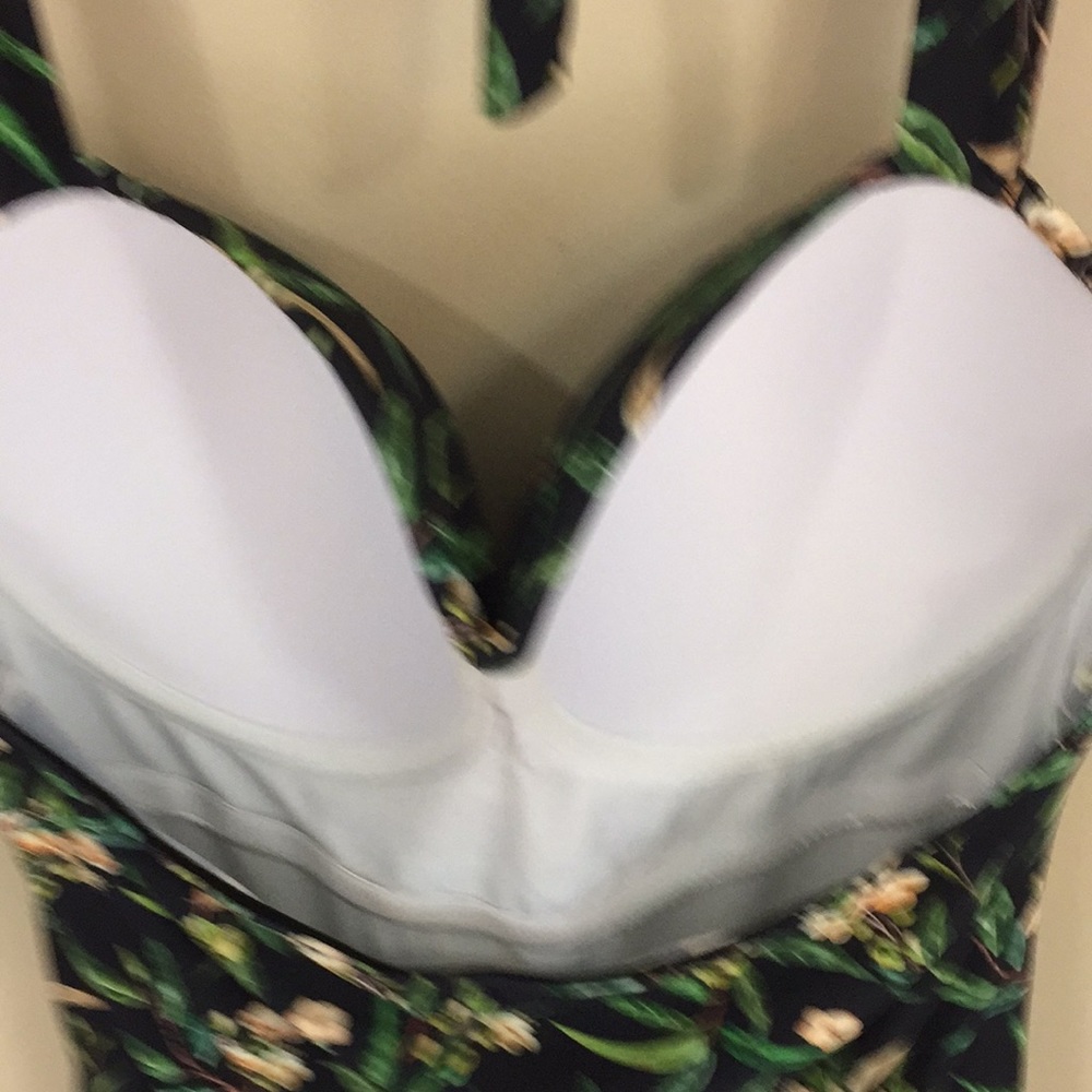 NWOT Dark Tropical One Piece Bathing Suit Size XXL - Picture 8 of 14